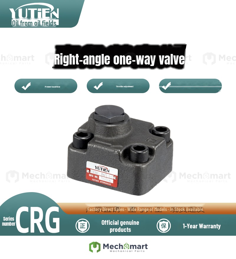 CRG-03-05 oilfield hydraulic YUTIEN plate angle check valve CRG-03-50 CRNG-03 ISO