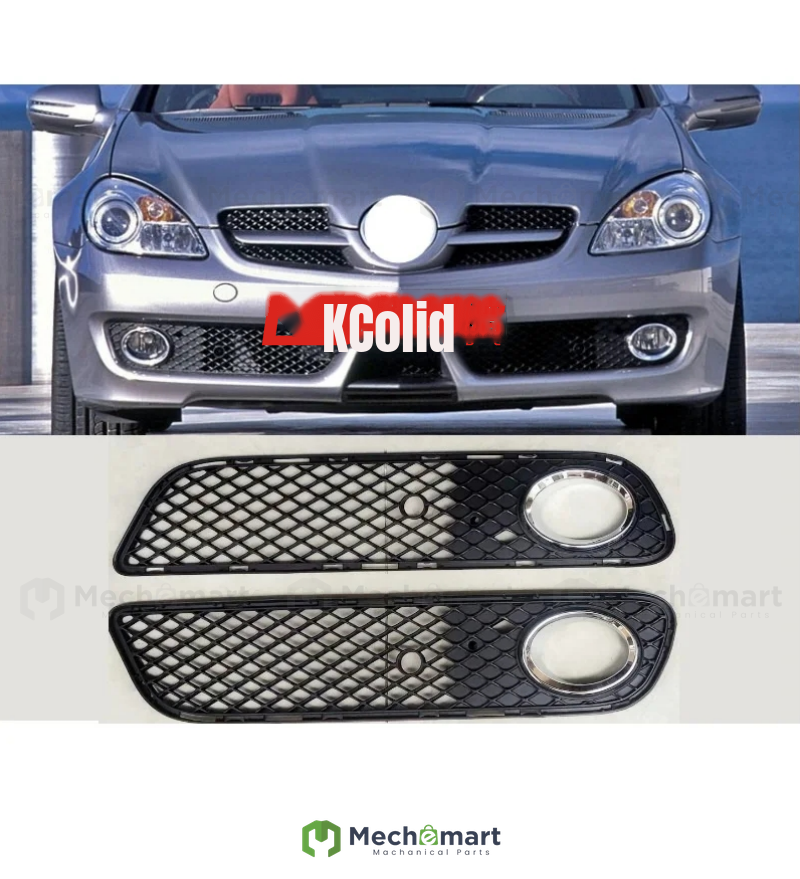 Suitable for Mercedes-Benz W171 front bumper lampshade grille SLK200 fog light frame SLK300 fog light bar SLK350AMG