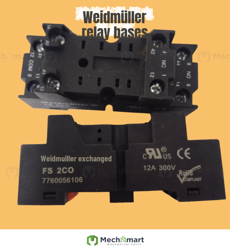 Weidmüller FS 2CO 7760056106 8-pin relay base