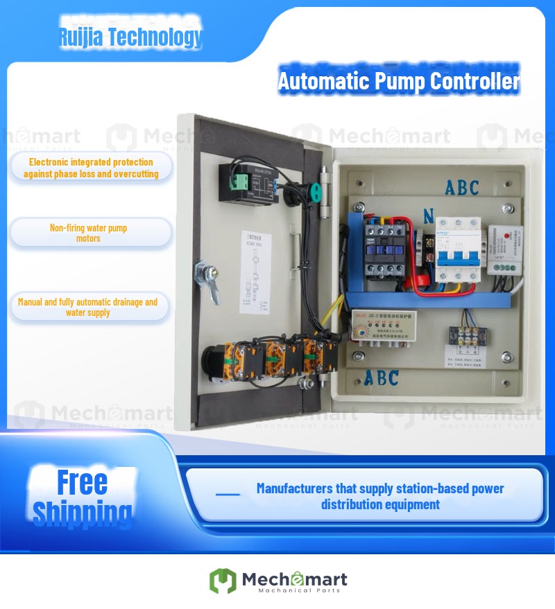 Water pump control box fully automatic floating ball electric contact pressure gauge fan motor water tower water tank sewage