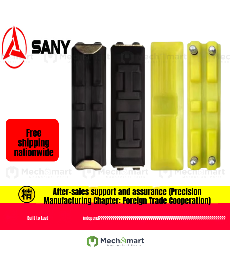 Sany 55 60 75 85 115 135 200 excavator track rubber block chain plate glue excavator Oxford glue