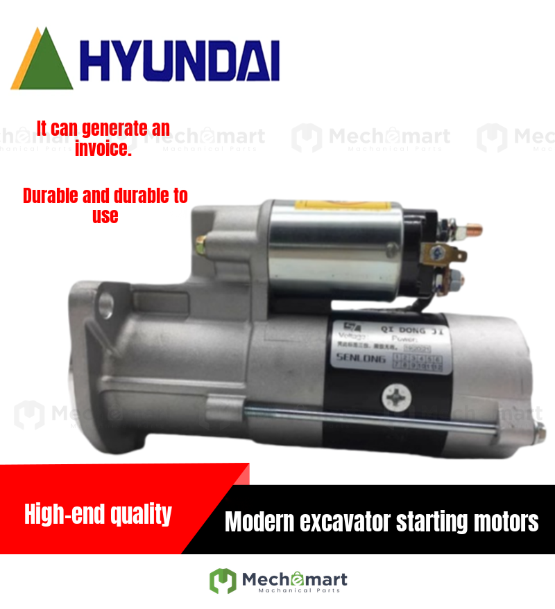 Hyundai R55/60-7 Doosan Daewoo 60-794 engine starter motor starter excavator parts