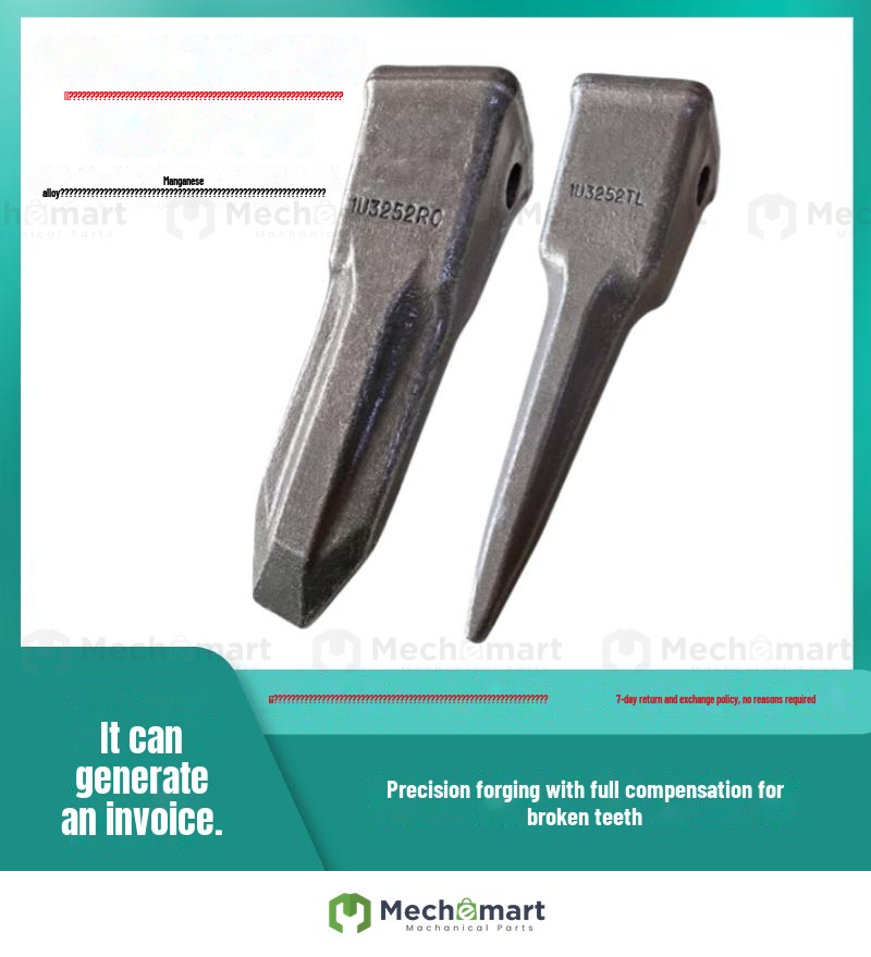 Kobelco 130/135 forged bucket tooth Cat 312 313 excavator icebreaker tooth Yuchai 85 bucket tooth pin 1U3252