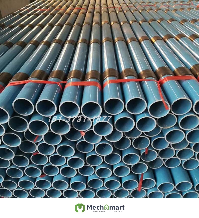 48 sleeve valve tube factory direct sale 76 sleeve valve tube subway highway foundation blue PVC grouting flower tube black thread