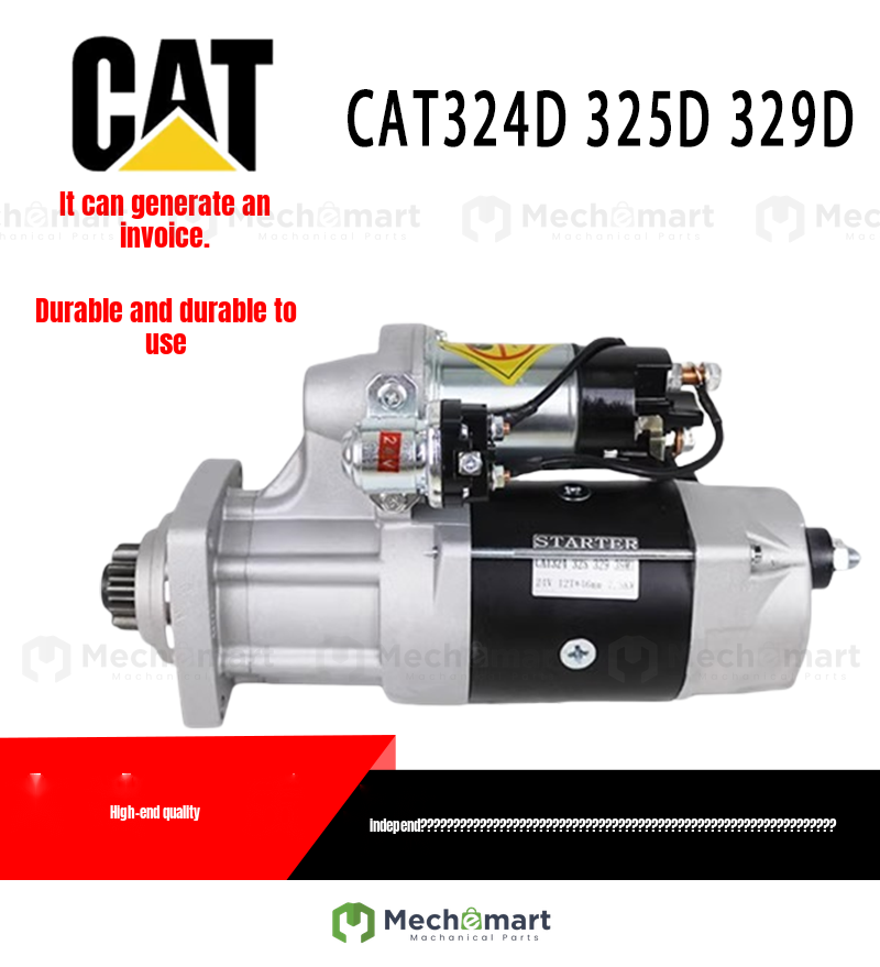 Suitable for CAT 324D 325D 329D excavator starter motor C7 engine starter
