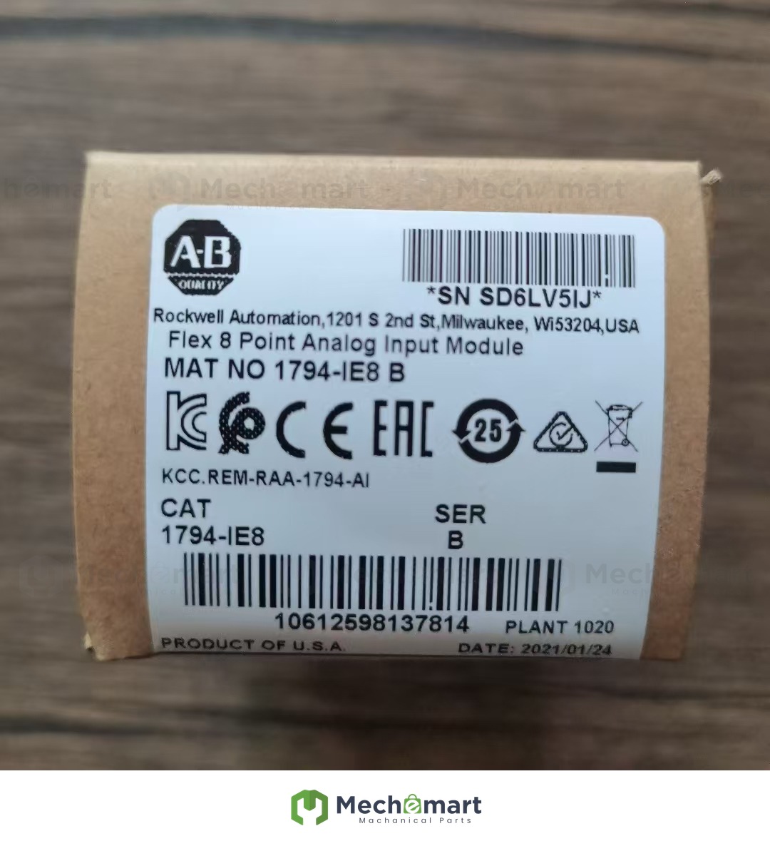 Brand new original unopened AB Rockwell 1794-IE8 module in stock
