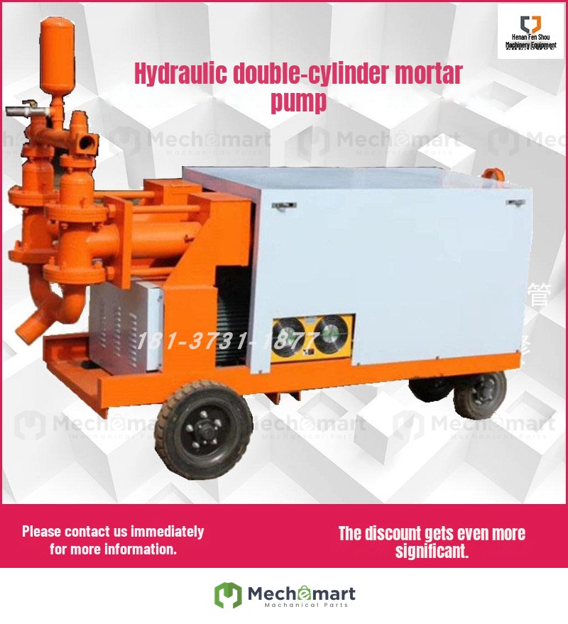 hydraulic mortar grouting machine 15 kW high pressure cement grouting pump anchor rod grouting foundation reinforcement subway grouting