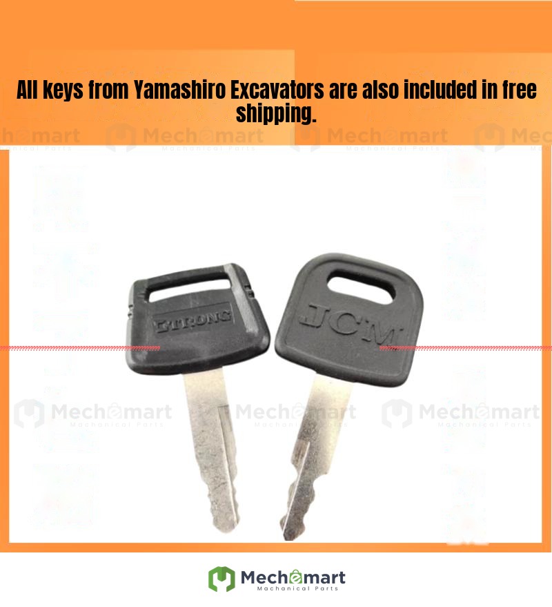 Yamashige JCM excavator key 906/908/911/913/916/922 ignition start side door key