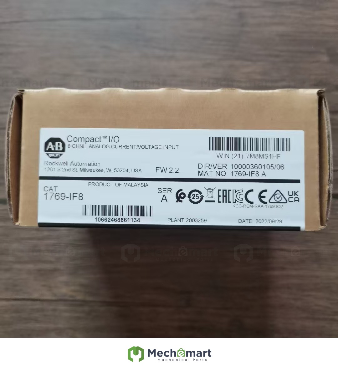 Brand new original unopened AB Rockwell 1769-IF8 module in stock