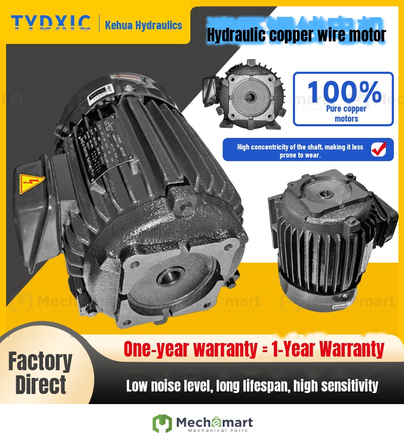 hydraulic motor pure copper oil pump motor 1HP-0.75KW 2HP-1.5KW 3HP-2.2KW 5HP-4KW