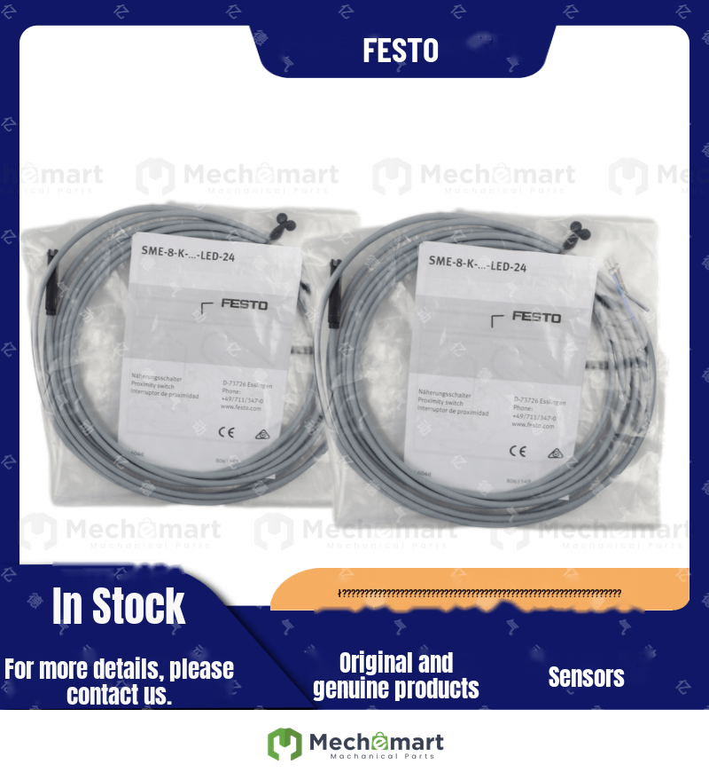 FESTO socket with cable KMEB-1-24-2.5-5-10-LED 151688 151689 193457