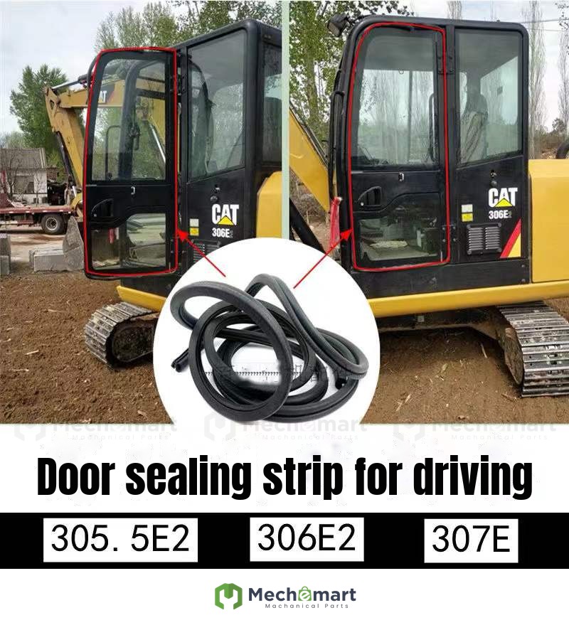 Carter 305.5/307e/306e2 excavator cab door sealant strip front windshield rear cover edge press strip