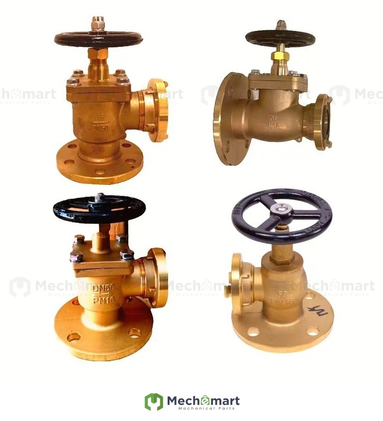 Marine all-copper flange heavy fire hydrant fire hydrant 4 hole 6 hole national standard heavy duty fire valve GB/T2032