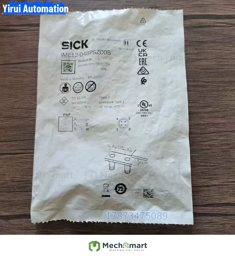 Brand new original genuine SICK IME12-04BPSZCOS proximity switch 1040764 in stock
