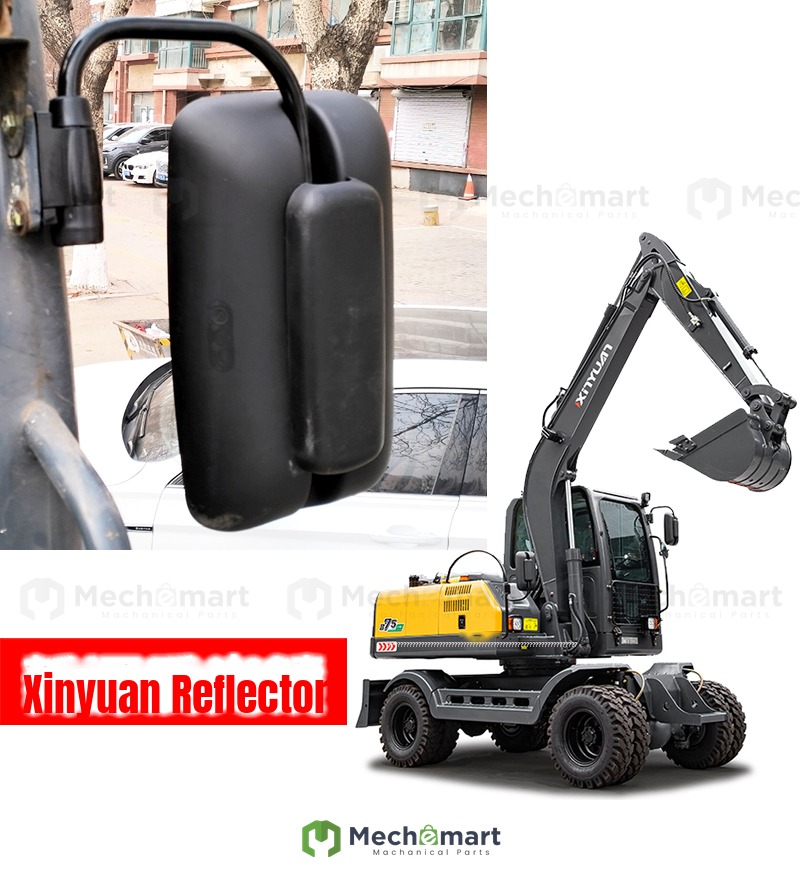 Xinyuan rubber wheel excavator reflector B75ECO C70ECO cab reversing mirror armrest rearview mirror