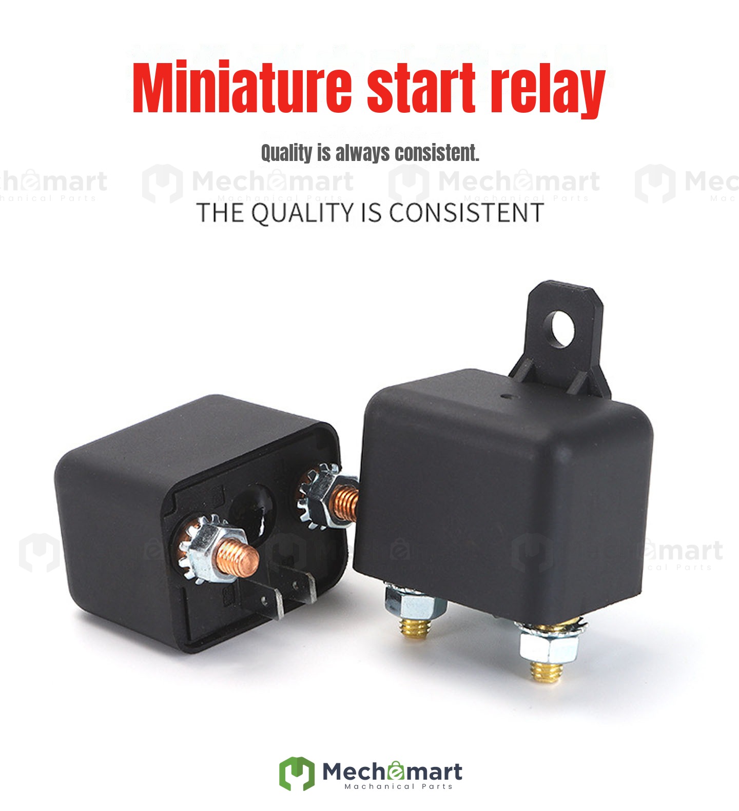 Car mini silver contact copper foot 12V24V120A200A motorhome battery modification car start relay