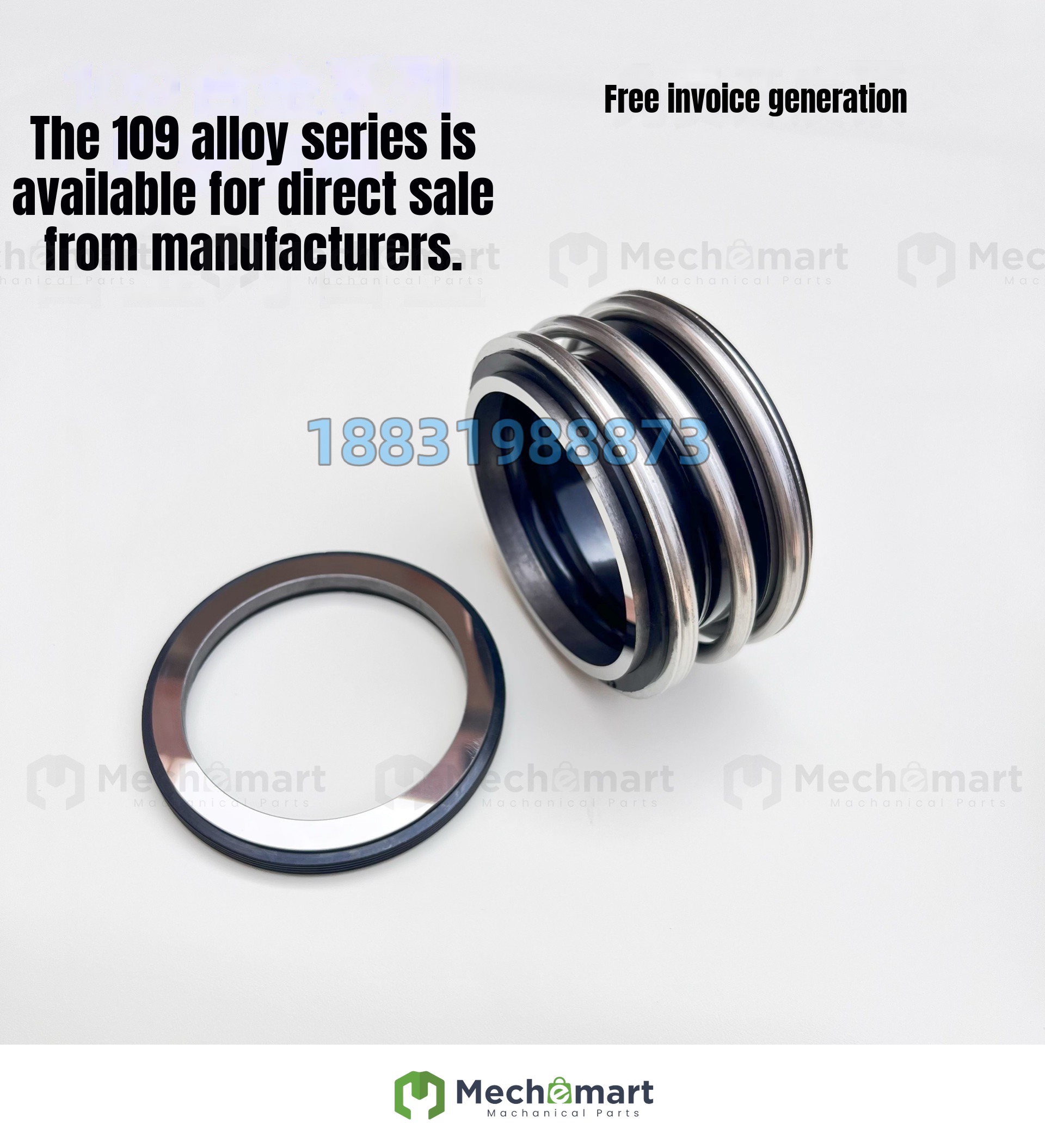 MG1 mechanical seal alloy 109/20/25/30/35/38/40/42MB1 wear-resistant silicon carbide nitrile high temperature