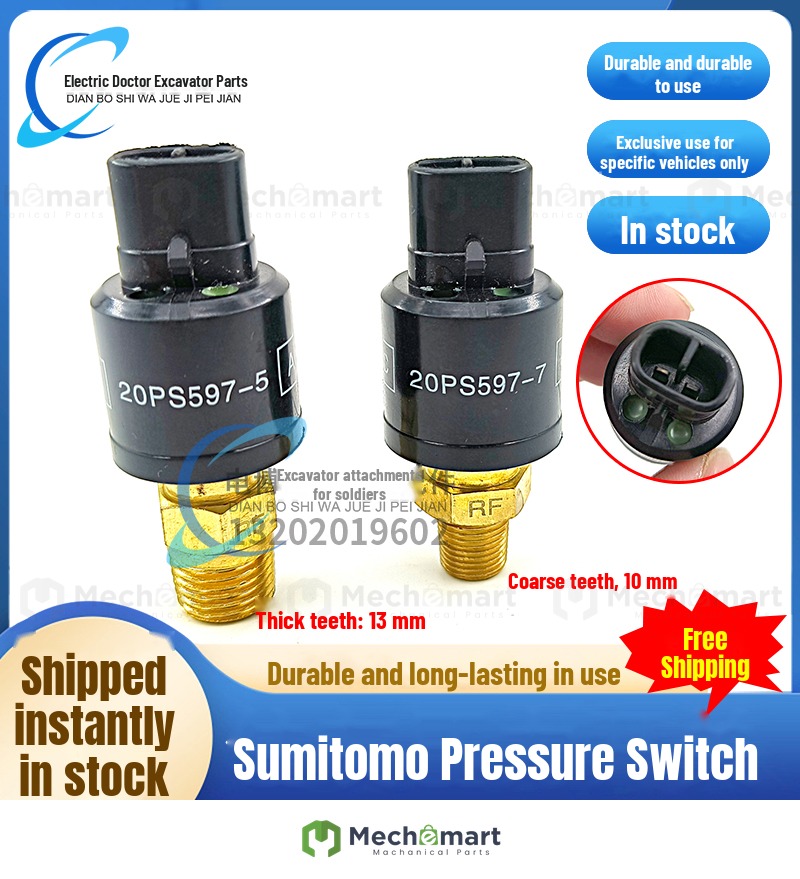 Excavator parts Sumitomo SH200A1/A2/A3A5 distribution valve pressure switch sensor 20PS597-5-7