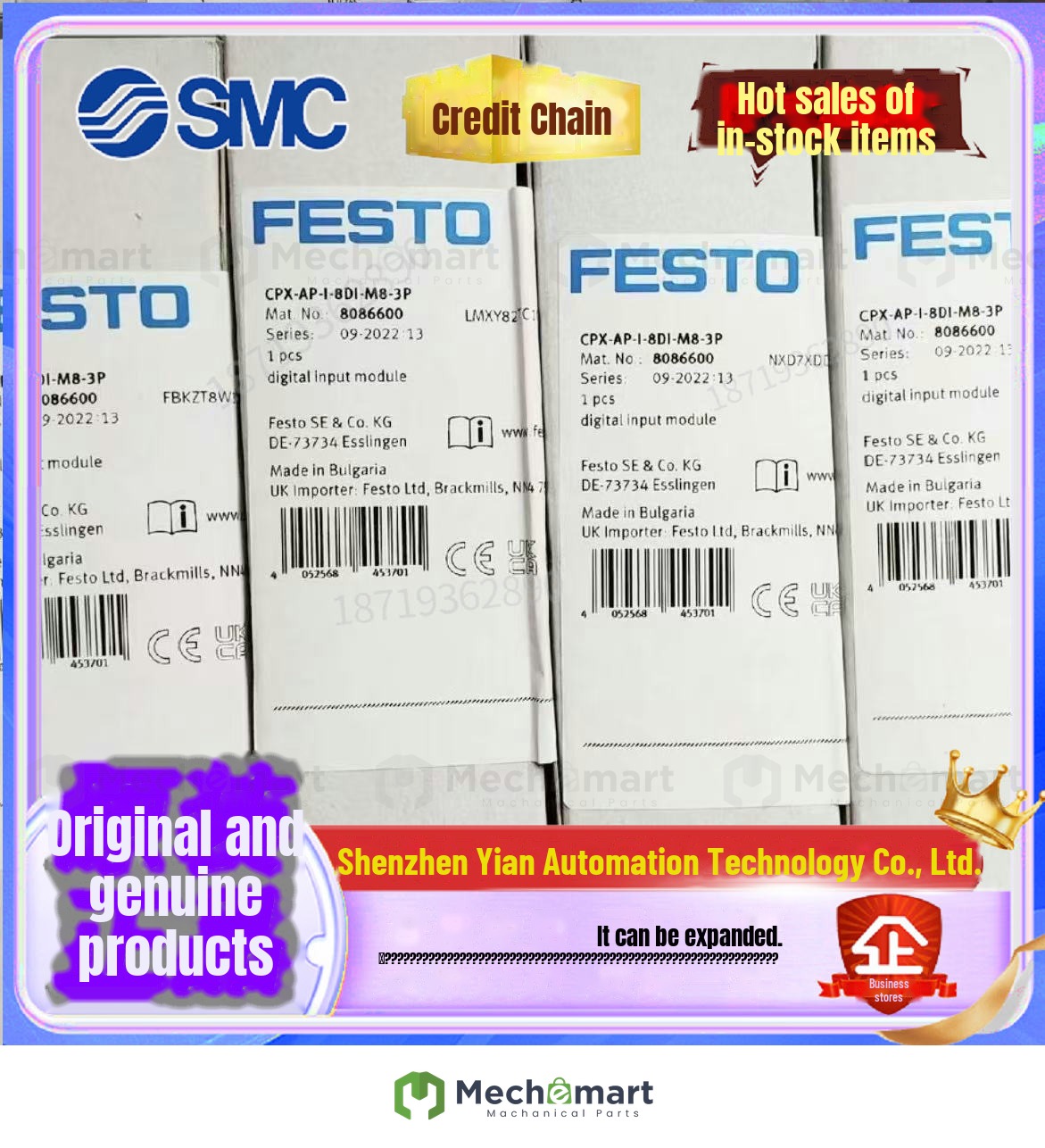 FESTO module CPX-AP-I-PN-M128086600/8086601/8086604/8086602 3567