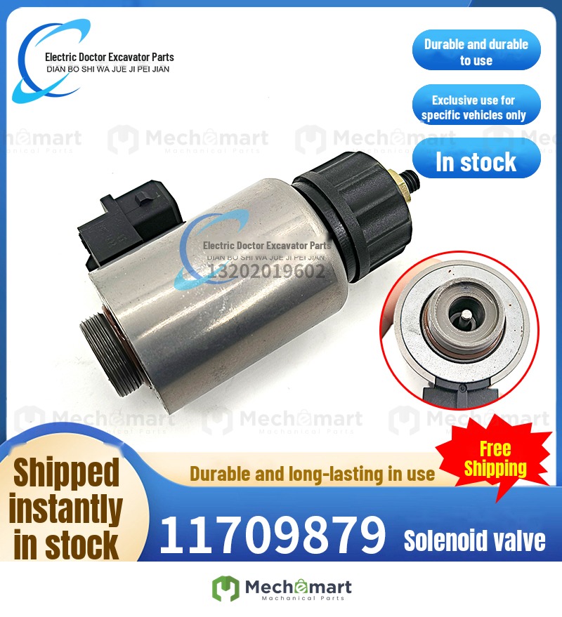 Excavator parts Volvo wheel loader forklift solenoid valve assembly coil valve core VOE11709879