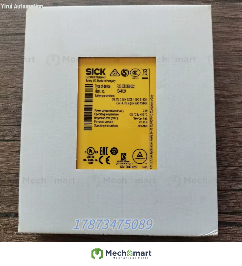 Brand new original unopened Sieck FX3-XTDI80002 relay 1044124 version V3.10.0