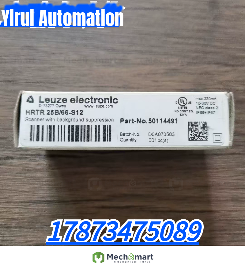 Brand new original genuine LEUZE LAUZE HRTR 25B/66-S12 sensor 50114491 in stock