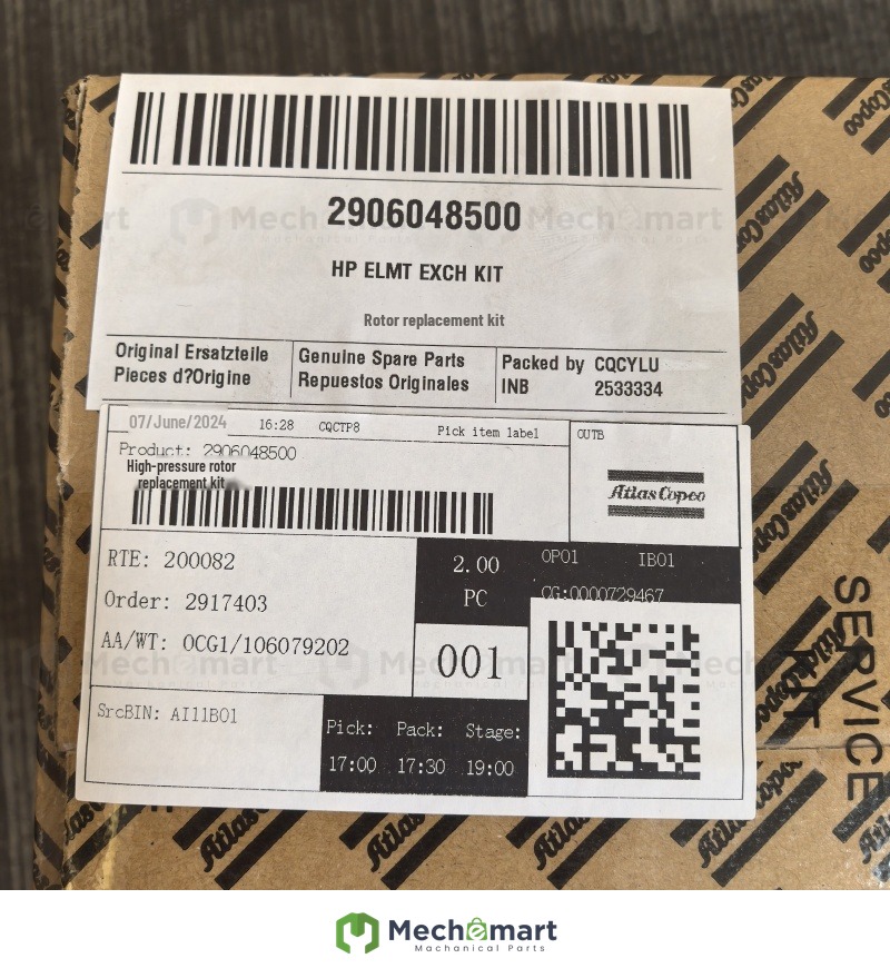 2906048500 Atlas original genuine oil-free air compressor high pressure rotor overhaul kit repair kit