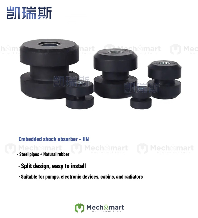 split rubber shock absorber cab suspension special vehicle EH4850 radiator in-vehicle equipment shock absorber pad