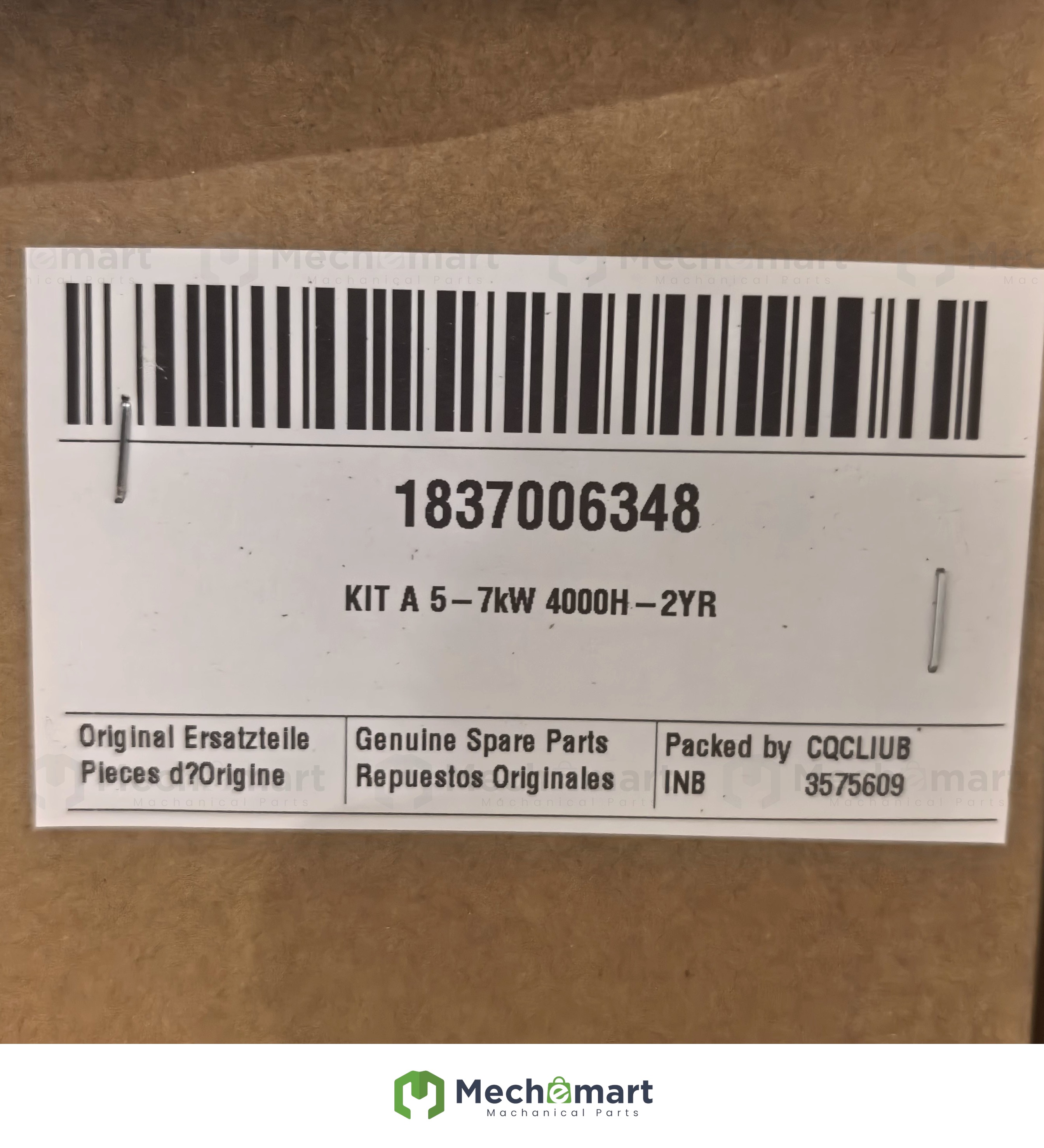 1837006348 Atlas air compressor A grade three filter maintenance package 4000 hours repair kit