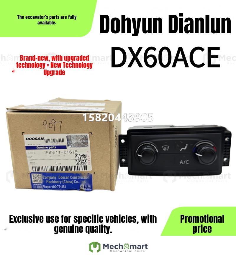 Doosan Daewoo Divanlon DX60WN-ECO DX60E-9 E10N DX60ACE AC Panel Controller