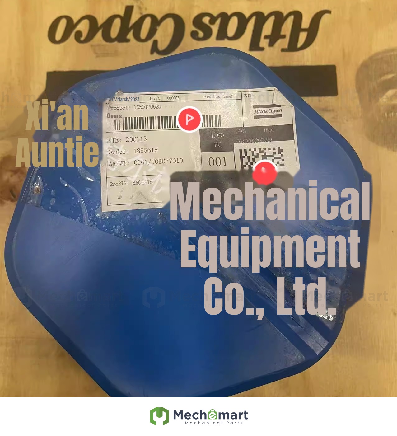 1650170621 Atlas air compressor bearing gear