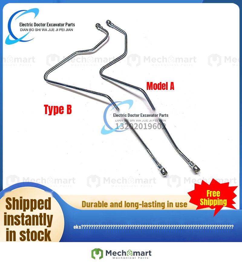 Excavator parts Komatsu diesel pipe iron pipe PC400-7 diesel grade to high pressure oil pump pipe 6156-71-5630