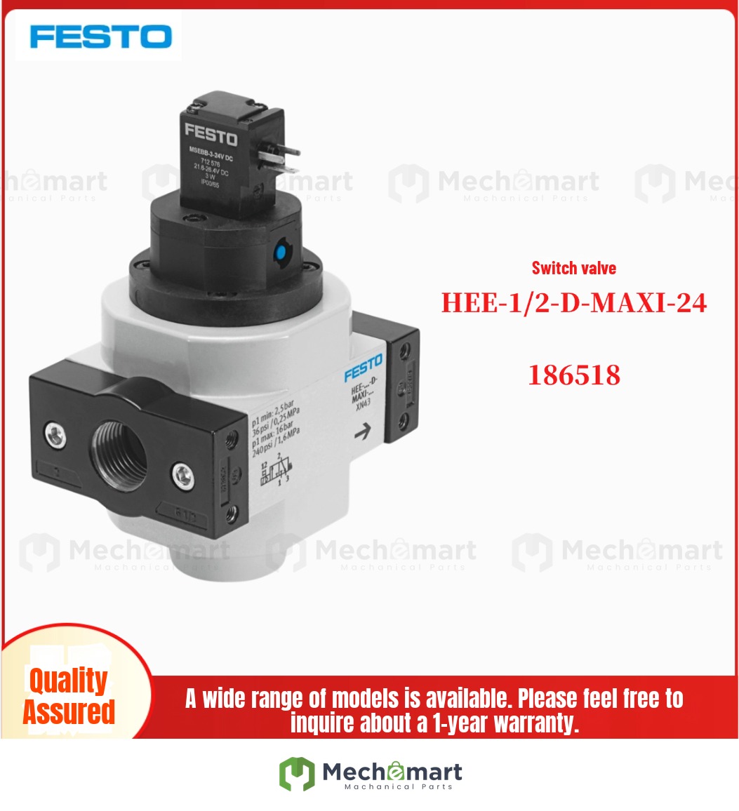 FESTO HEE-1/2-D-MAXI-24 186518 In Stock