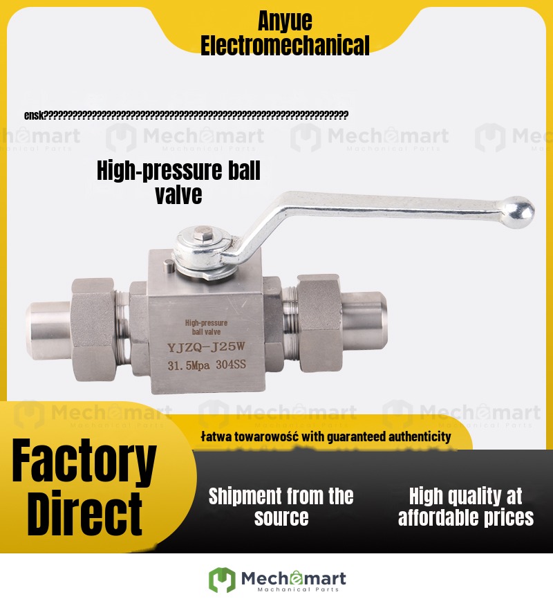 304 stainless steel CNG natural gas BHK external thread welding union YJZQ butt welding hydraulic high pressure ball valve