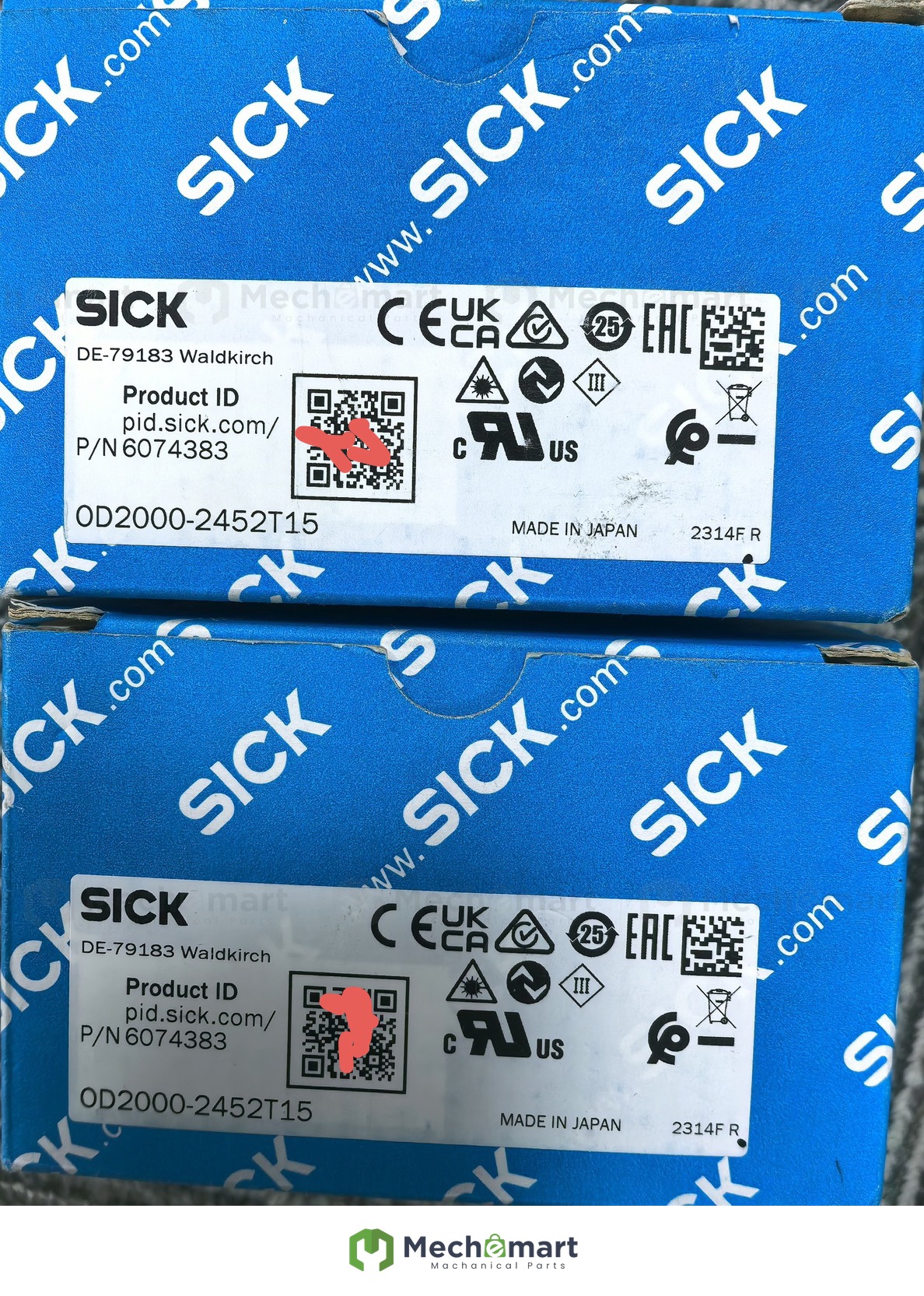 SICK brand new original quality OD2025-2452T15 photoelectric sensor 6074383