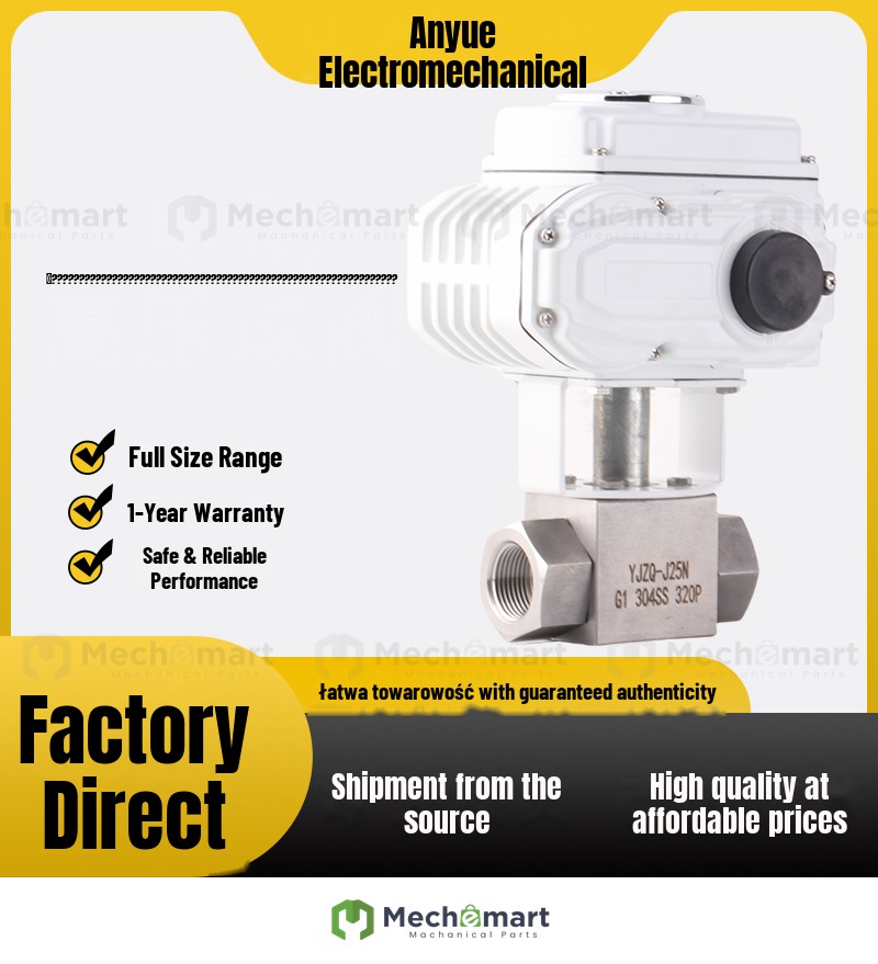 Electric high pressure ball valve PN320 stainless steel internal thread ball valve natural gas liquefaction explosion-proof CNG control shut-off valve