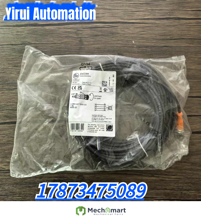 Brand new, original, genuine IFM EVC084 sensor cable, 4 core, spot sale
