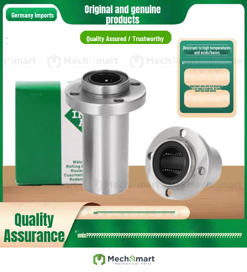 Imported KIF guide linear bearing LMFP6 round flange 8 extended 10 12 16 20 25 30 35LUU40