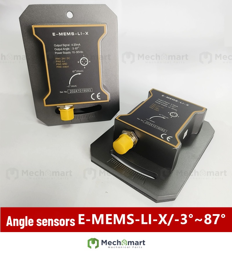 Angle sensor E-MEMS-LI-X/-3°~87°