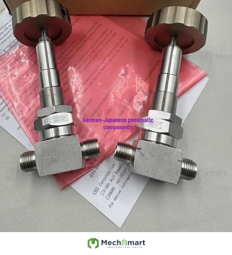 Japanese original Fujikin FUJIKIN bellows valve FUBFN-91-9.52 316L stainless steel bargain