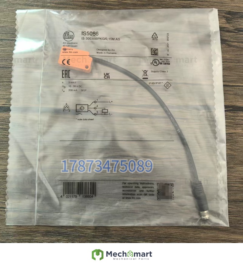Brand new, original, genuine IFM, IS5086 sensor, physical shooting, spot sale