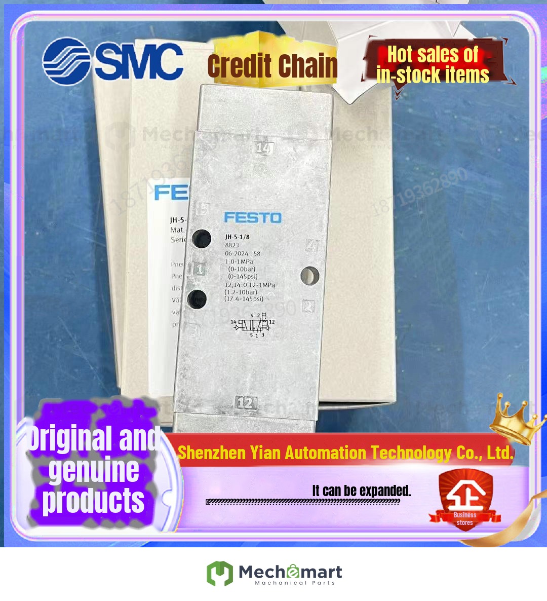 FESTO brand new original air control valve JH-5-1/8 8823 spot special price sale