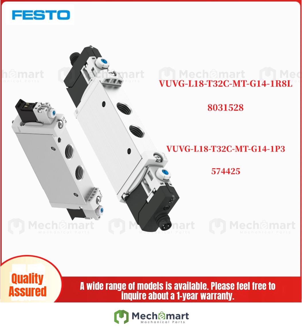 FESTO 574425 VUVG-L18-T32C-MT-G14-1P3/-1R8L solenoid valve in stock