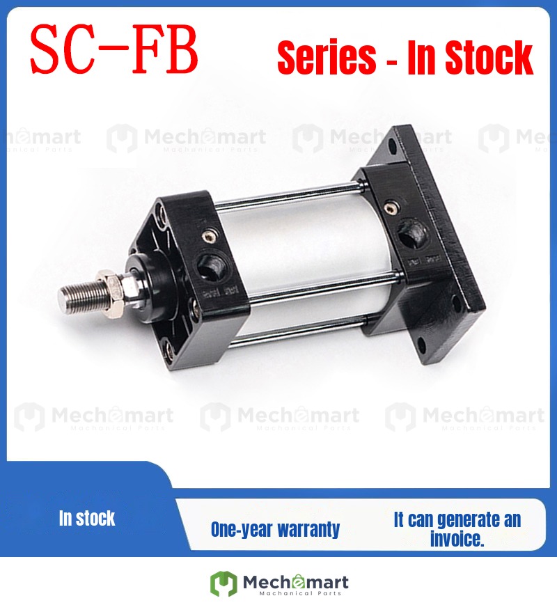 SC63 standard cylinder with rear flange SC32/40/50/80/100X25X80X100X150X200-S-FB