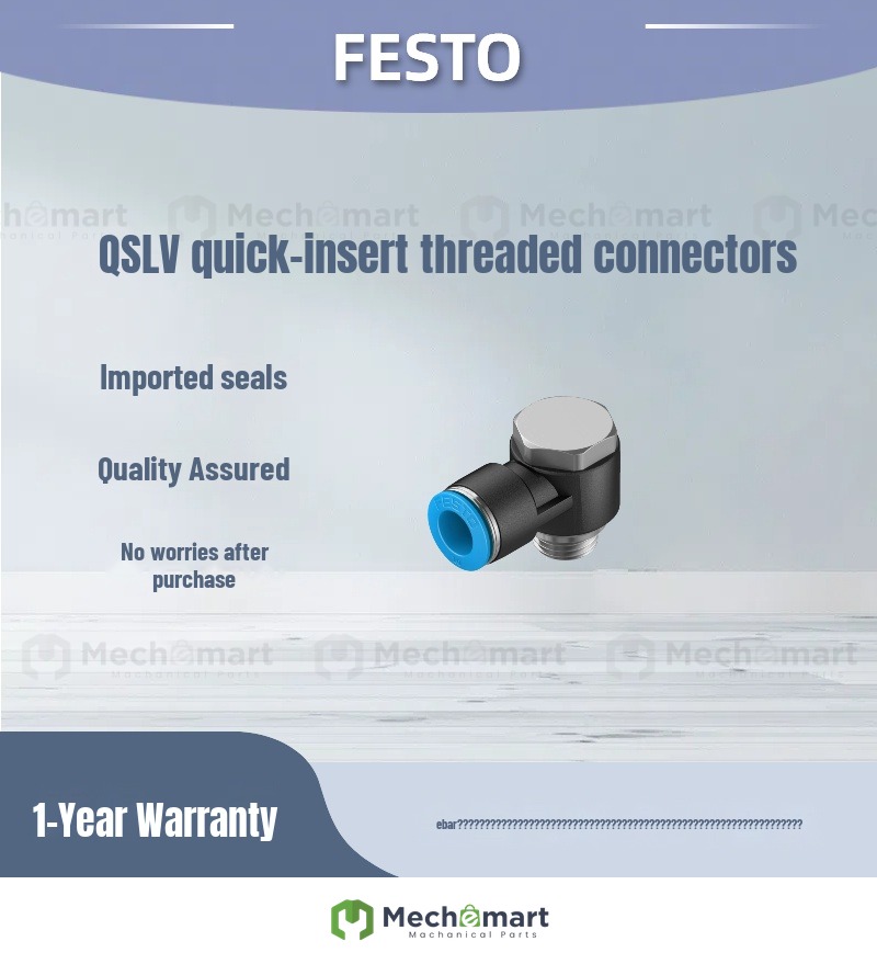 Festo L-type quick plug G thread external hex joint qslv-m5-4-6 high quality stock free shipping