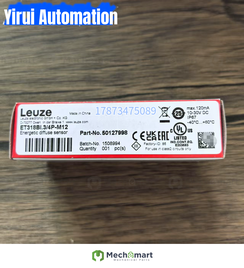 Brand new original genuine Laoyi Test ET318BI.3/4P-M12 sensor 50127998 in stock