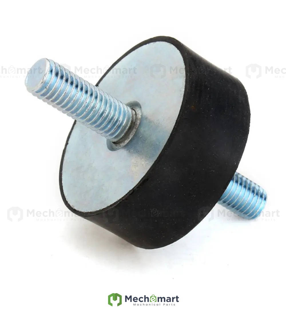 Rubber shock absorber VV type double screw shock absorber pad round shock absorber column vibration isolation machinery and equipment shockproof and non-slip