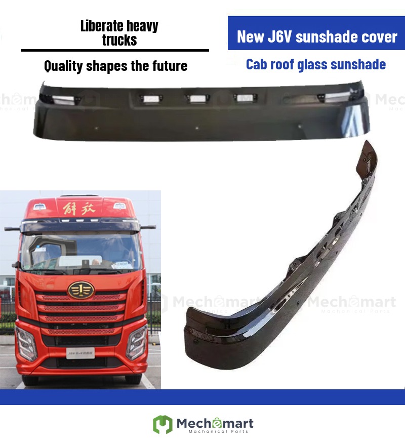 Suitable for Jiefang New J6V Sun Shade Sun Shield Cab Roof Glass Sun Shade Accessories Light Shield Thickening