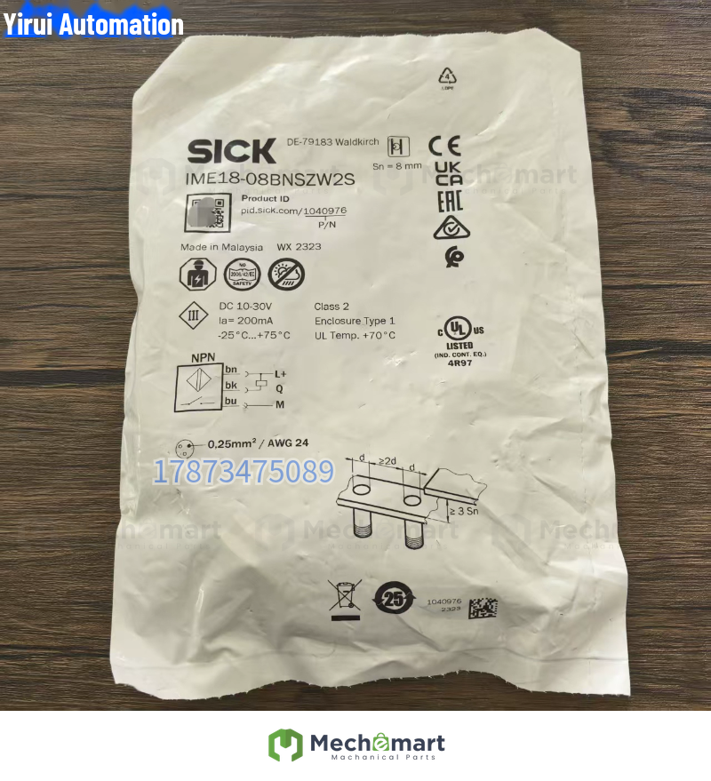 Brand new original genuine Sieck IME18-08BNSZW2S inductive proximity sensor 1040976