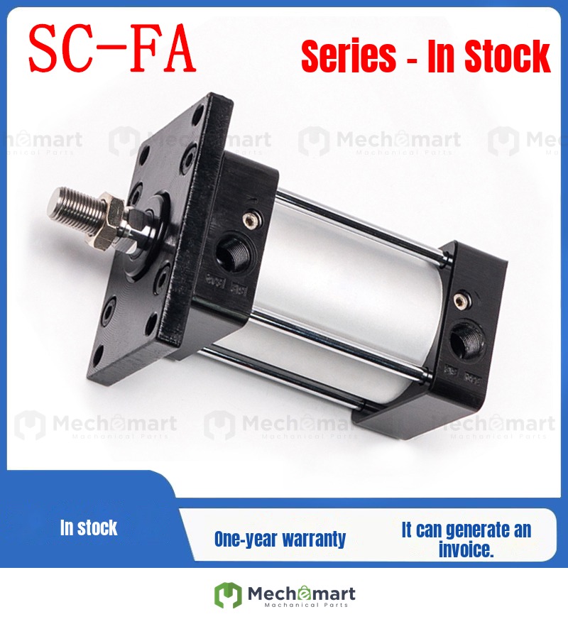 SC100 standard cylinder with front flange SC32/40/50/63/80X25X75X100X150X200-S-FA